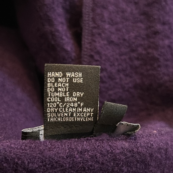 Sandro Sportswear Size 2 Plum Cropped 100% Wool Jacket - Picture 7 of 7